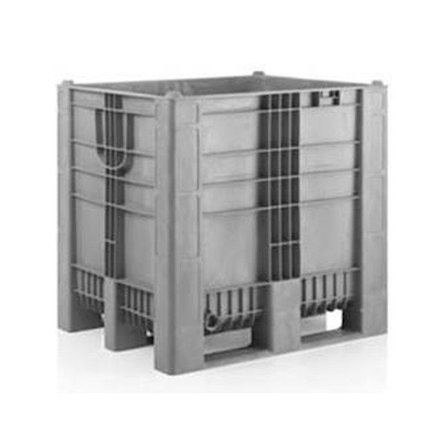 Pallet Box CB3, 1200x1000x1140mm, PE, light gray